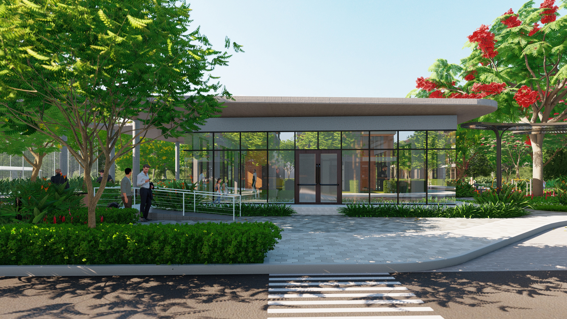 Khu tiện ích TDTT（体育设施区）丨Kts. Lê Hồng Thắm-10