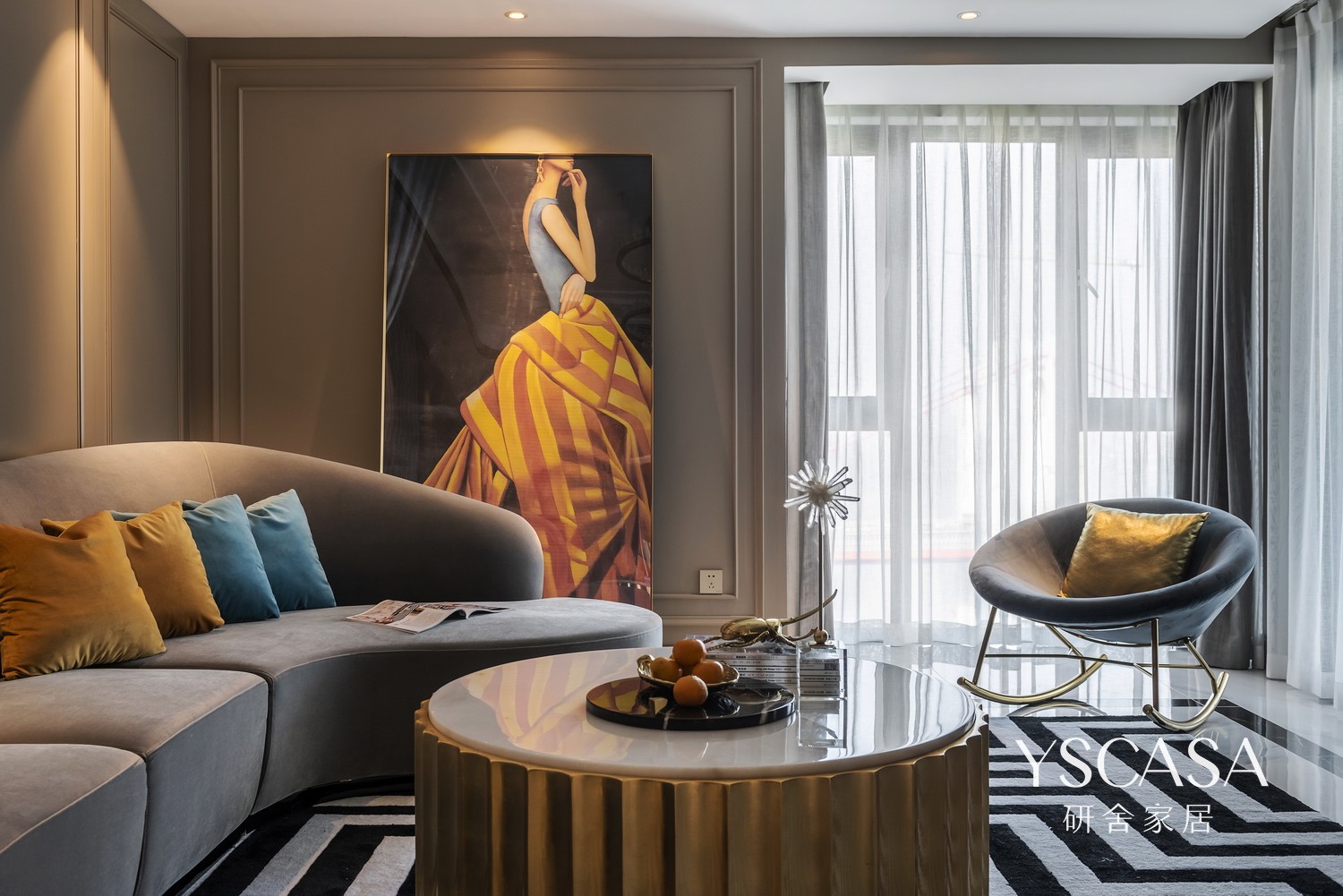 华润二十四城 122.4㎡现代轻奢家居,温馨中展现轻奢品味-23