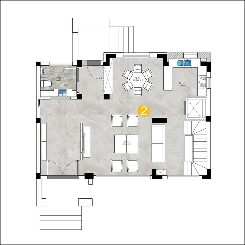 《云栖》欧式轻奢别墅设计丨范秦丽-41