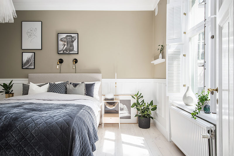 瑞典温馨宜居公寓 | 柔和米色搭配展现雅致品味-1