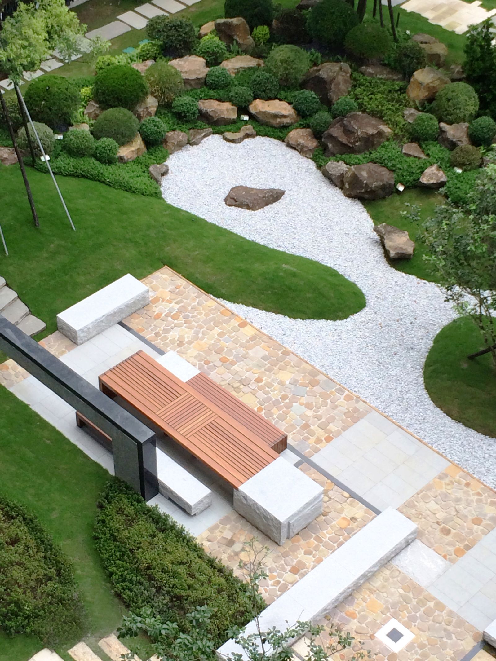 柏悅府中庭住宅景观设计丨中国基隆丨萧家福建築師事務所,玫格聯合建築師事務所-1