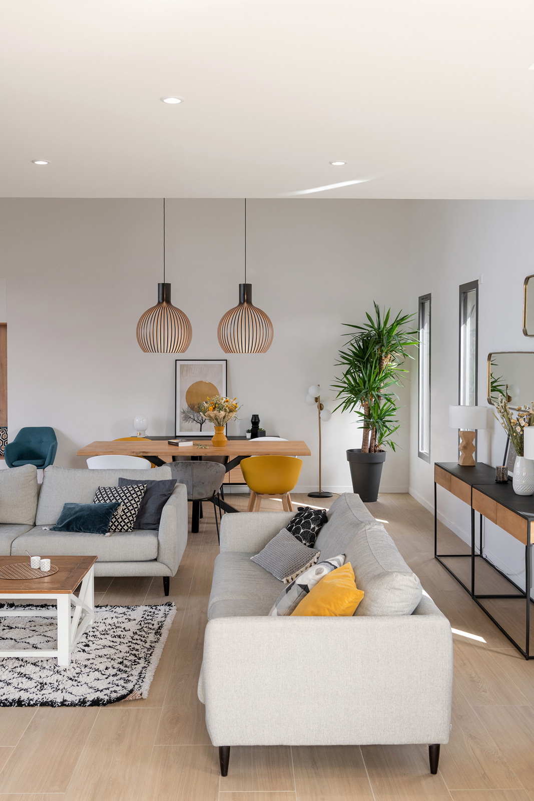 村庄房屋改造成现代别墅项目丨法国丨Soleil Noir（室内建筑师）,Skéa Designer-10