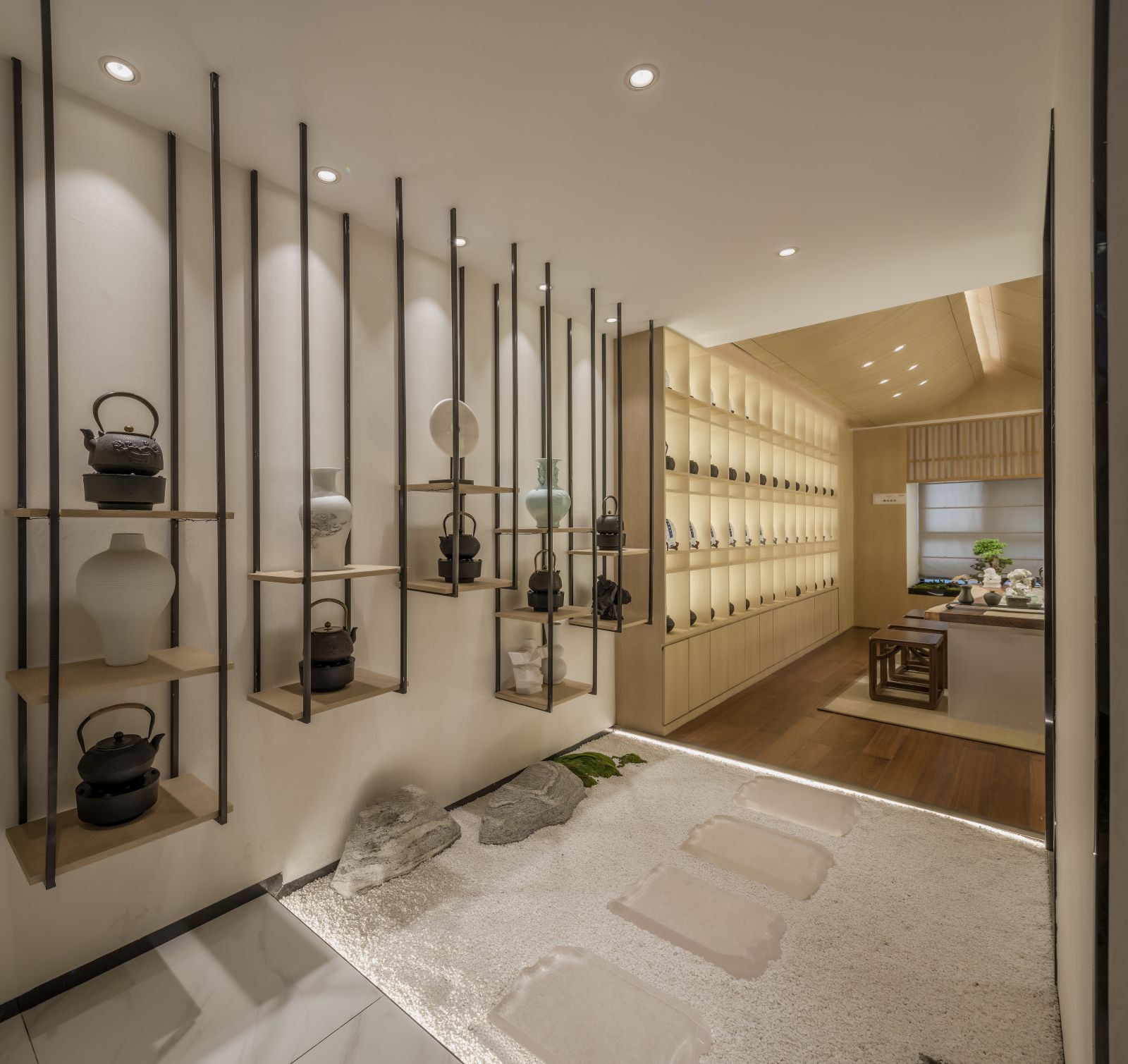 新中式茶室丨中国周口丨运成设计-4