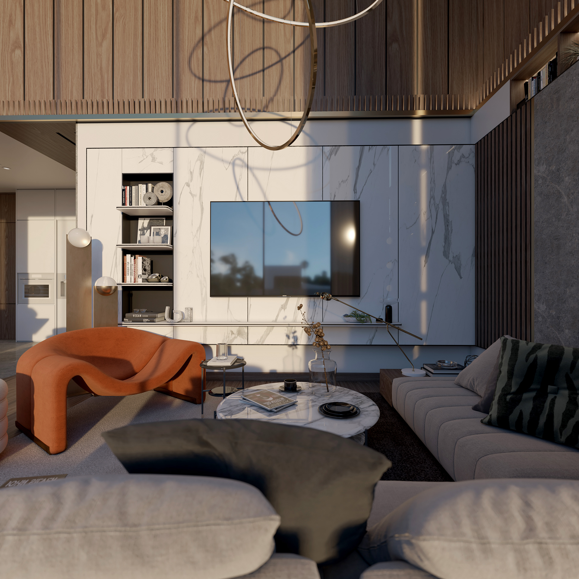 Townhouse Reception Design | Rosail City Compound-3