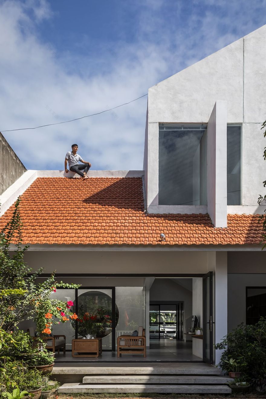 现代与传统交融的越南 Quảng Ngãi House-24