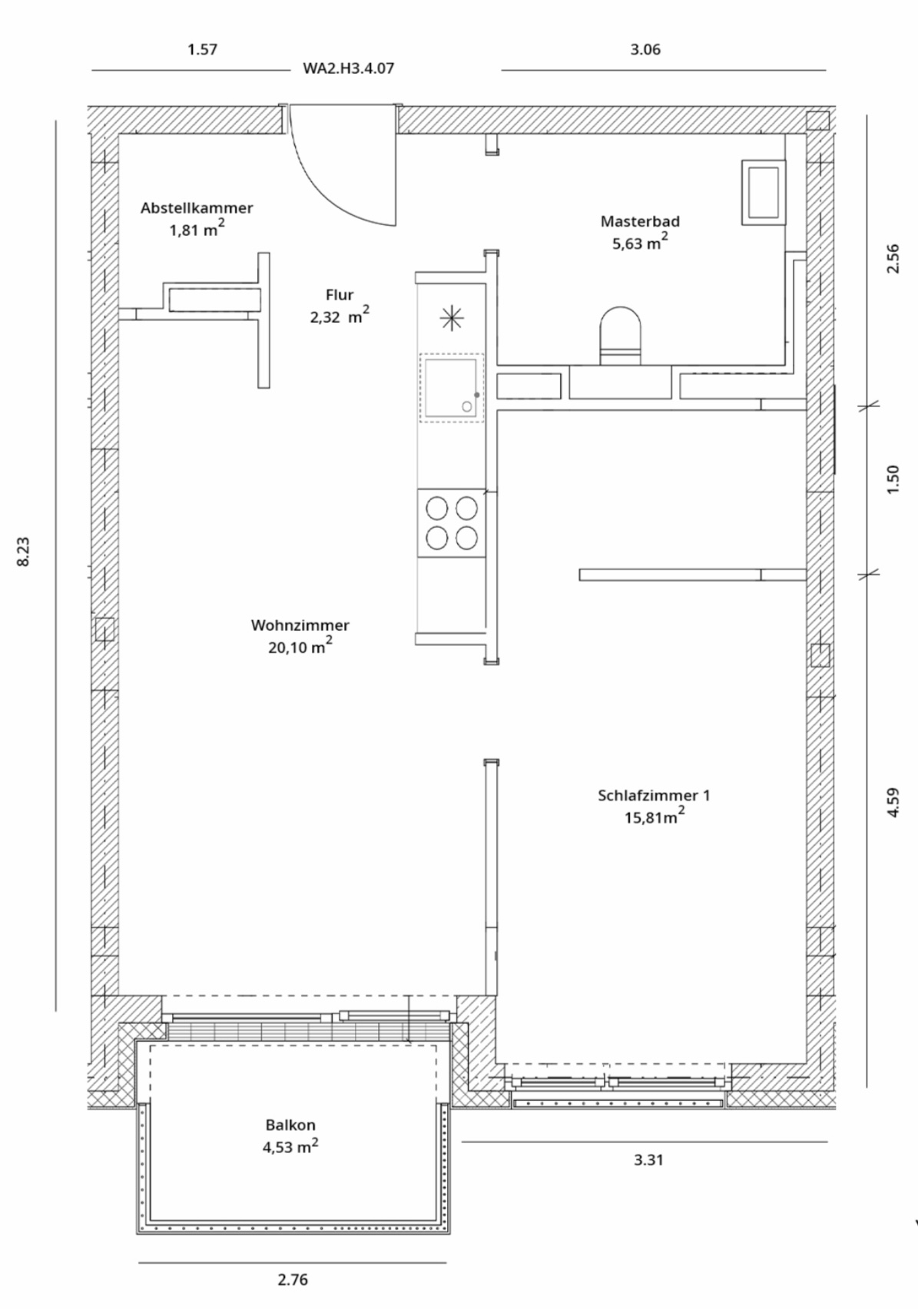 Smart Living in 47 sqm | Berlin Apartment Interior-8