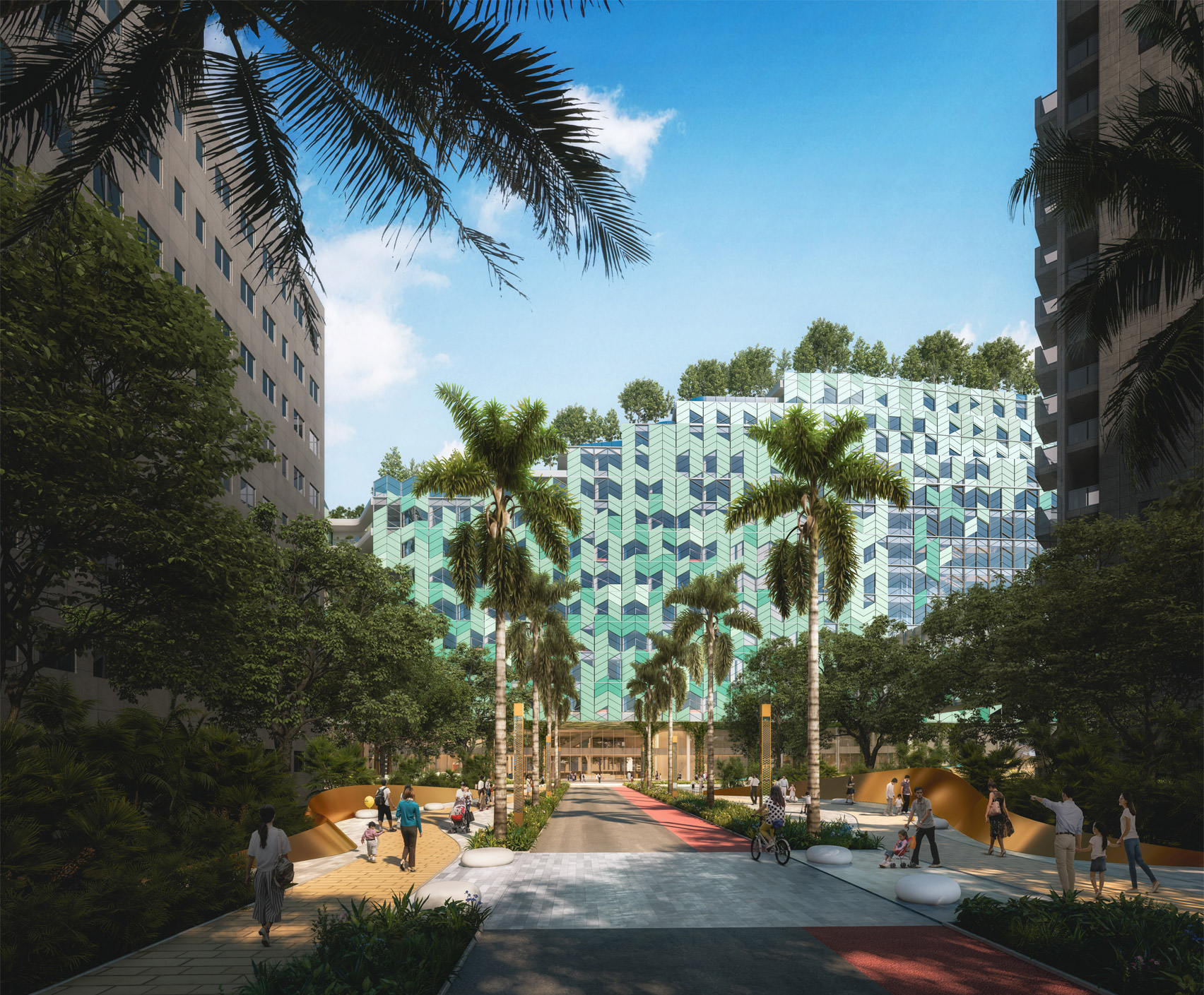 深圳儿童医院“梯田式天台花园”成焦点-10