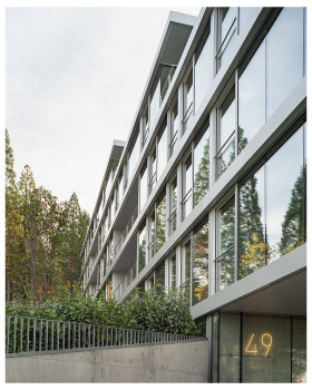 Boyana 49 House | 融入环境的公寓建筑
