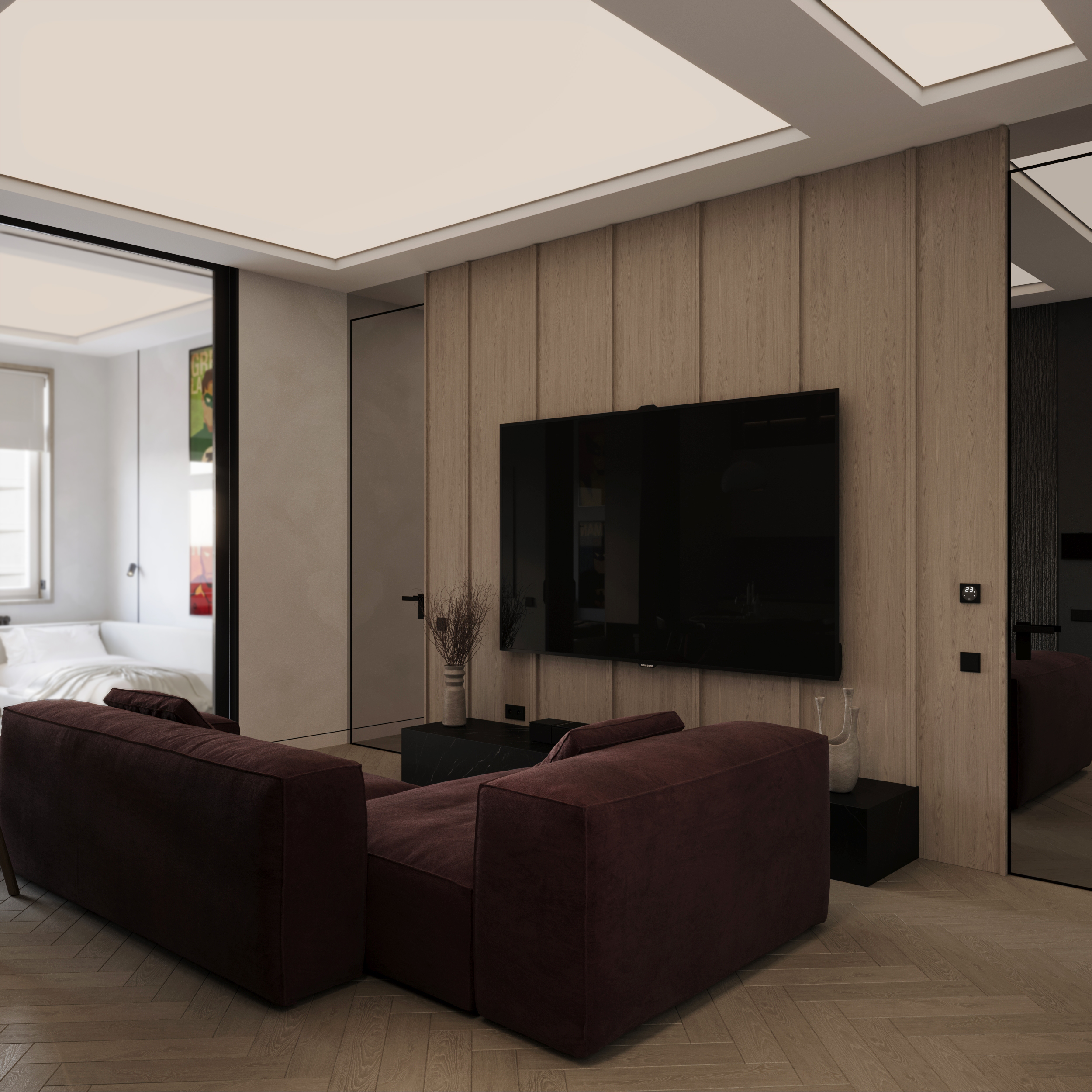 厨房  客厅及走廊室内设计-10