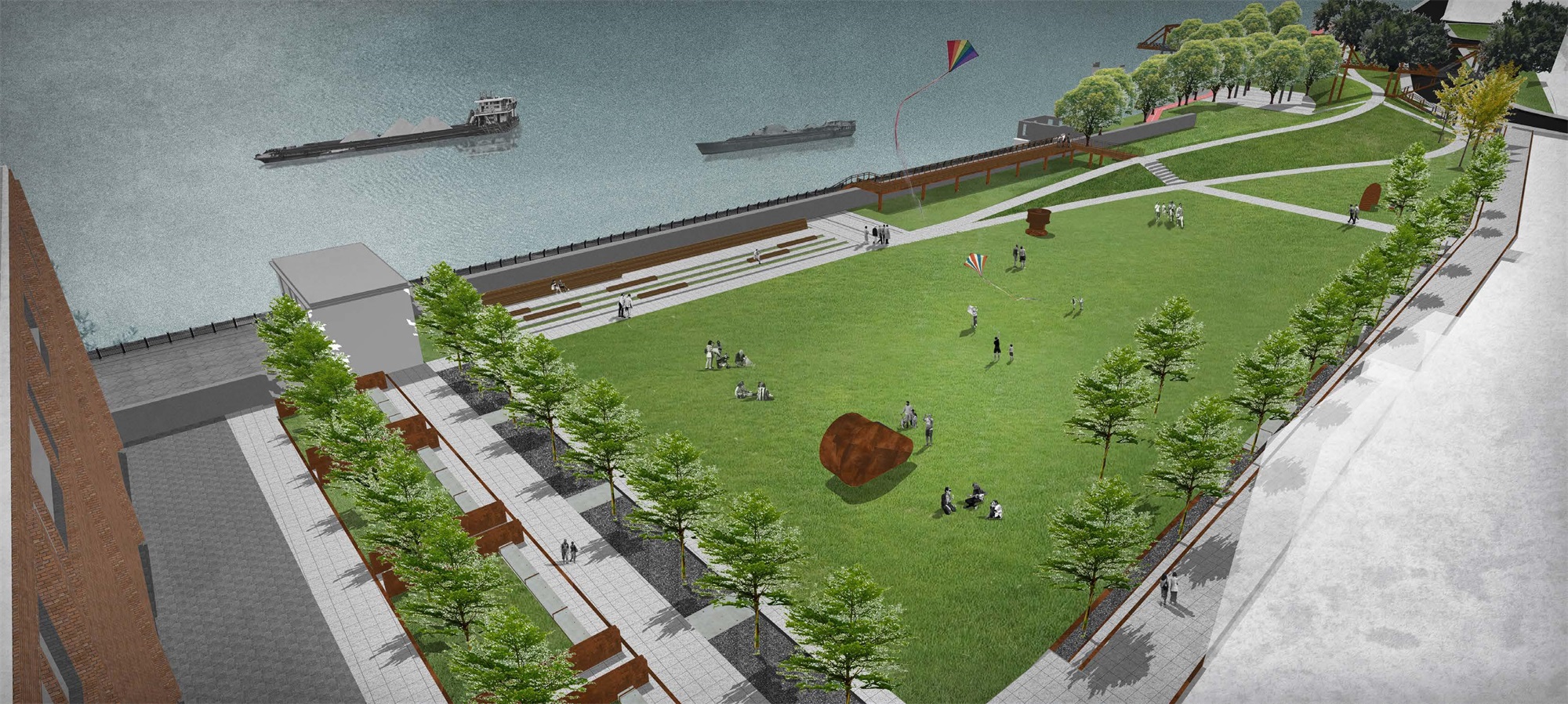 粤海江门甘化滨江艺术公园丨中国江门丨BOX盒子实践景观事务所,深圳成行建筑设计有限公司等-119