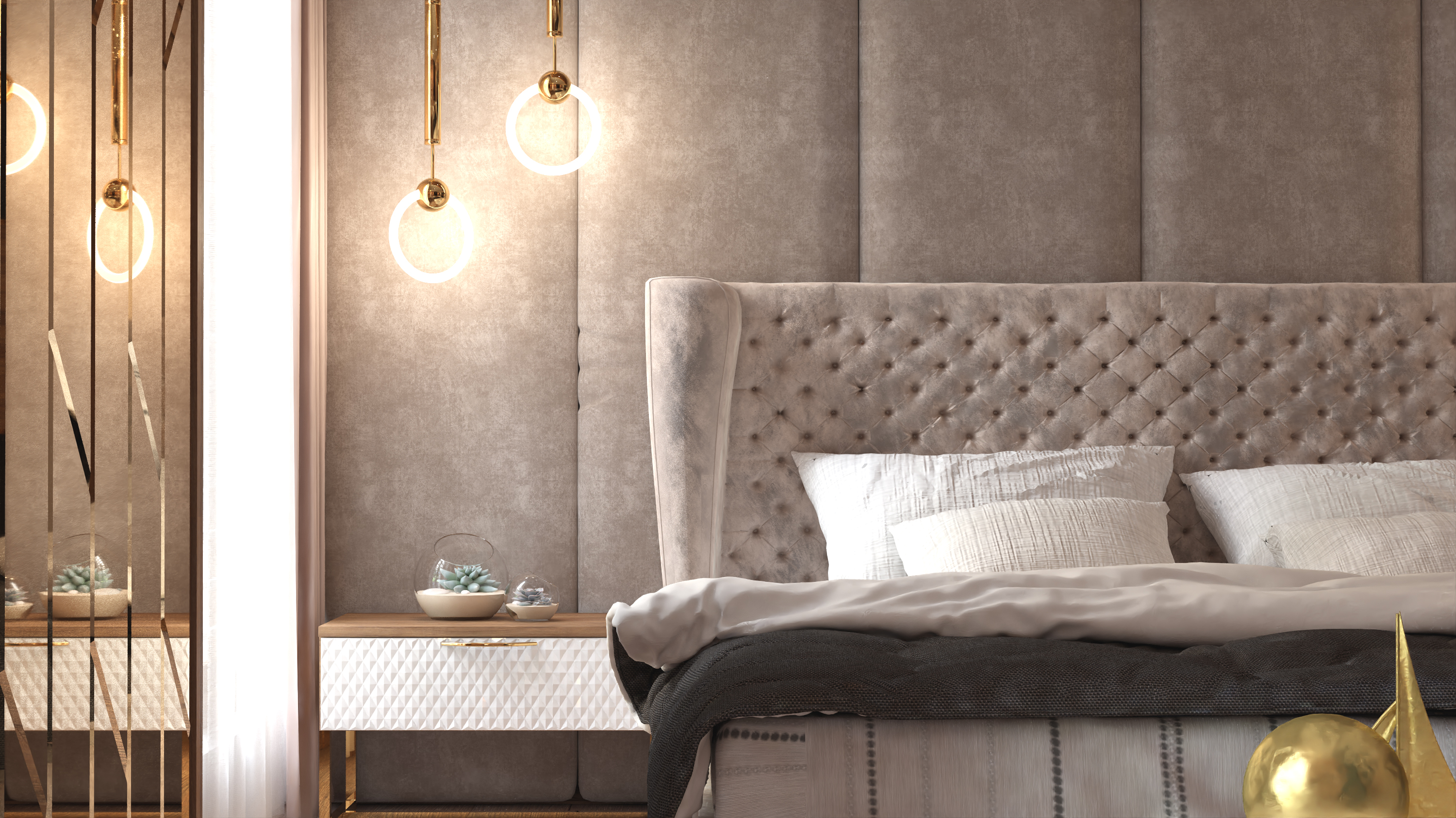 现代豪华卧室设计-1