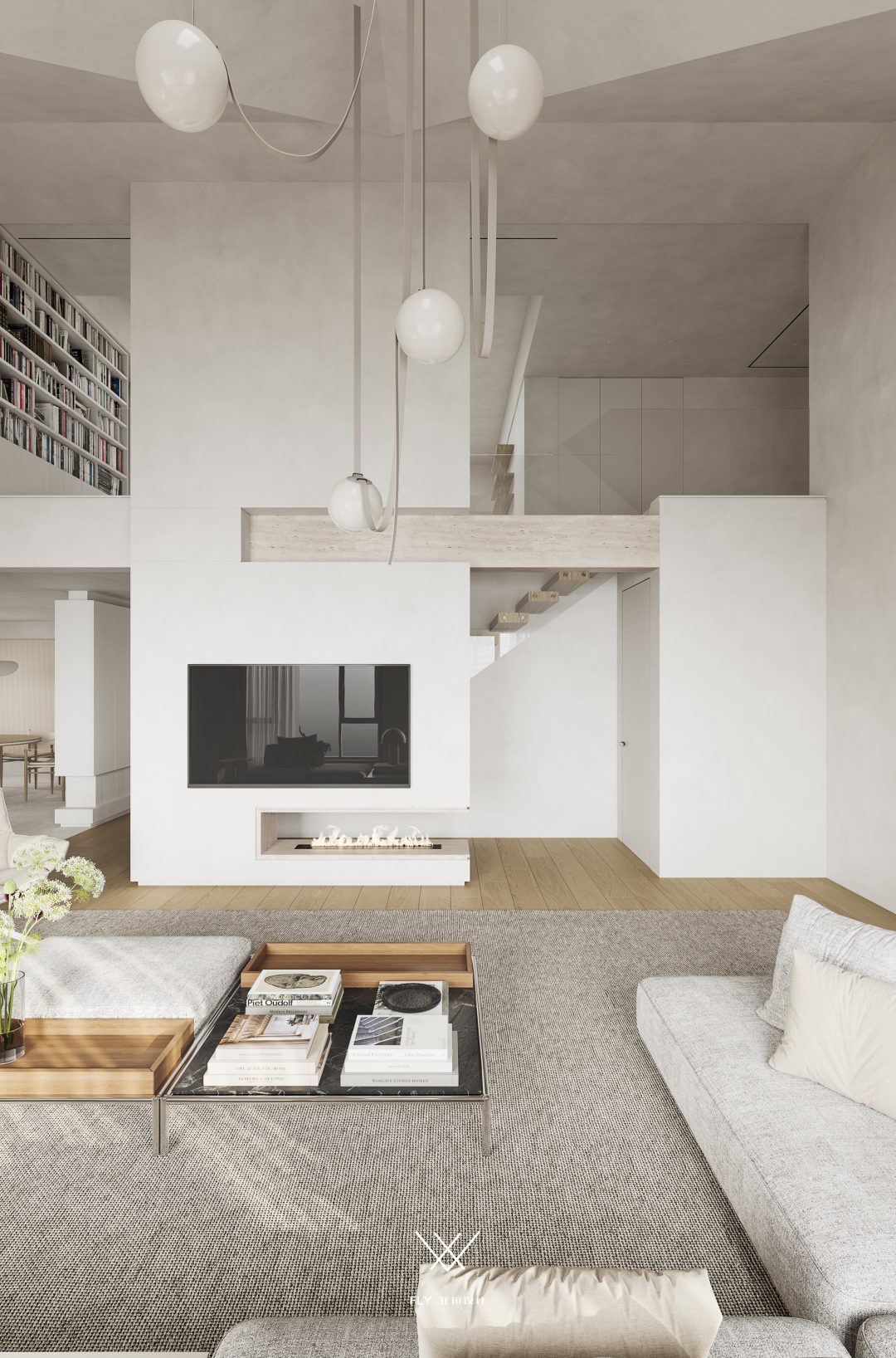 现代感官艺术 · 菲拉设计的跃层空间丨中国杭州-3