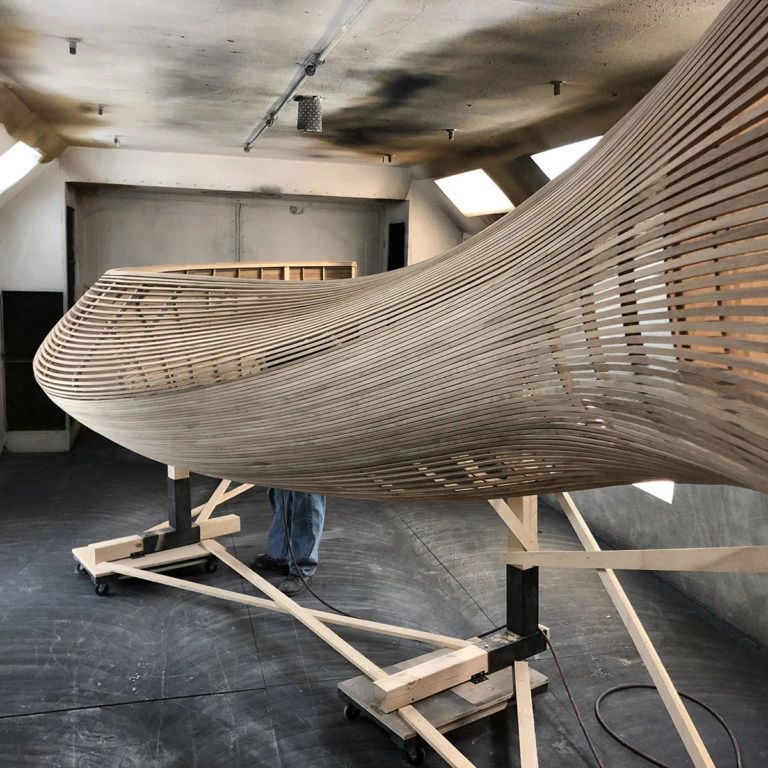 亚特兰大联盟剧院,蒸汽弯曲实木的艺术魅力-46