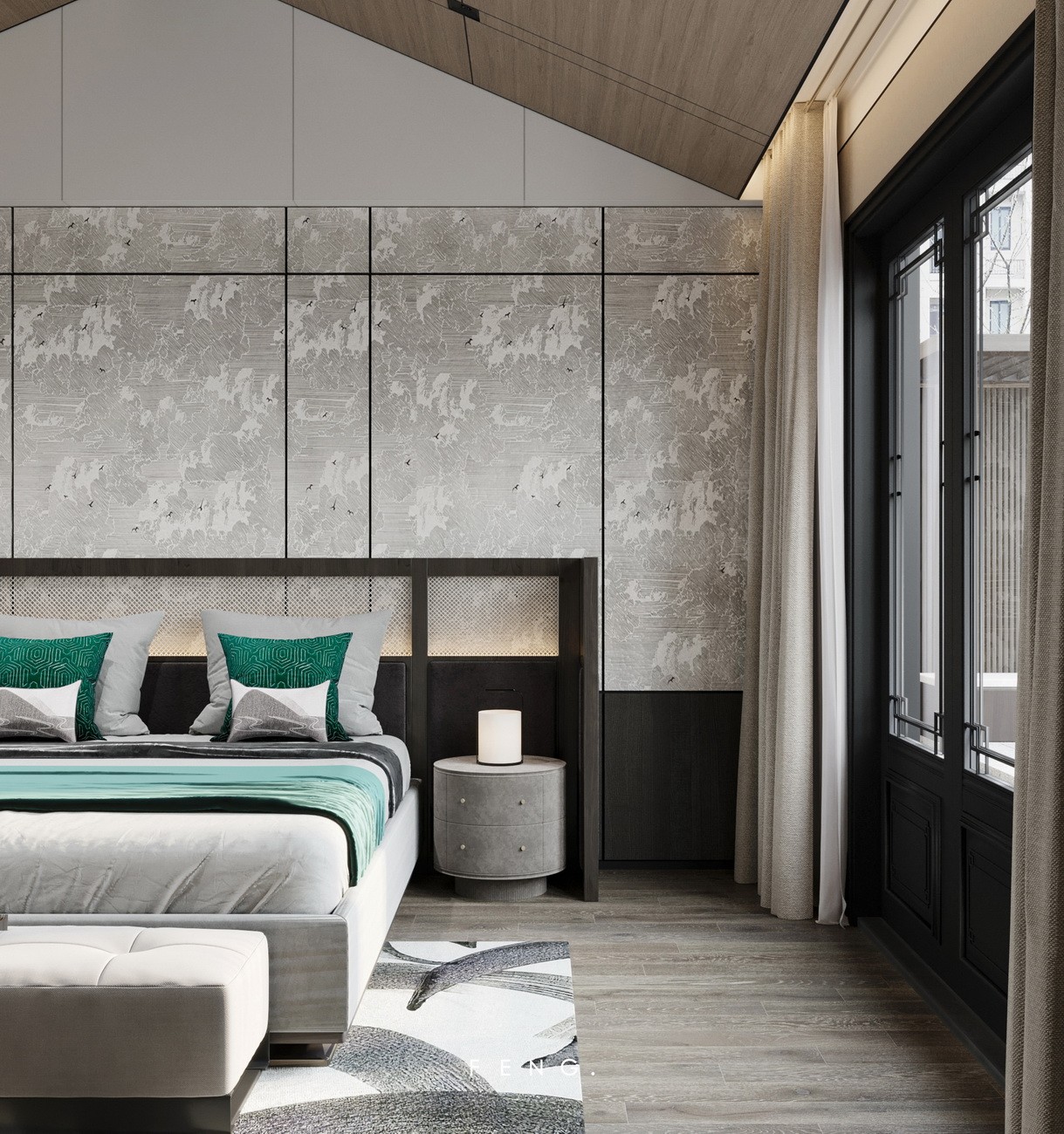 现代中式·总裁府邸 · 卓越海畔山复式样板房丨中国中山丨锋 FENG.-47