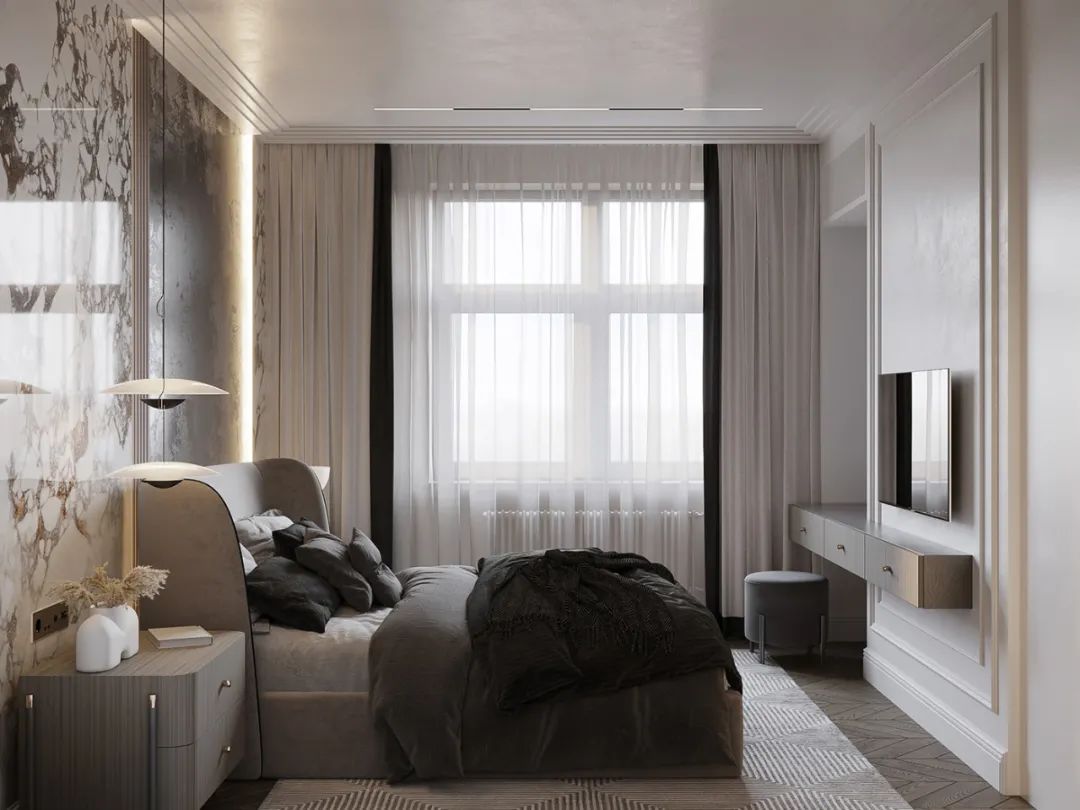 俄罗斯莫斯科 192·4㎡私人豪宅设计丨Julia Design-63