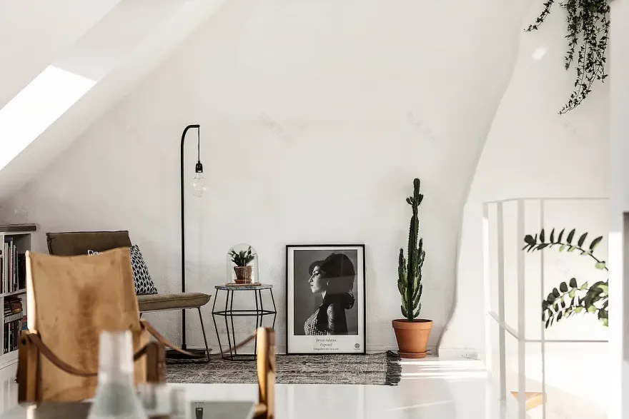 瑞典顶层复式公寓 | 阳光办公室与生活空间完美融合-13