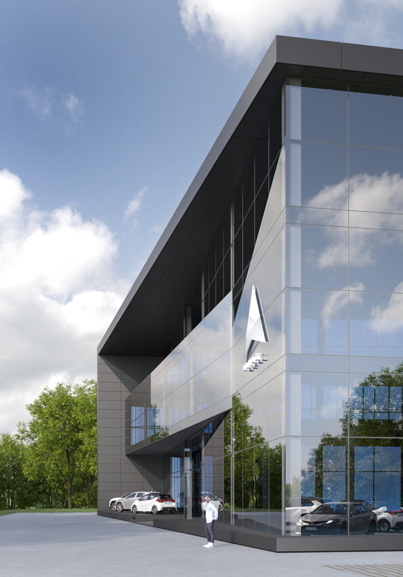 Car showroom in Kiev-2