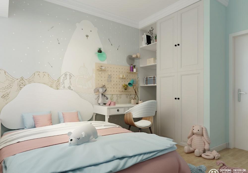 北欧轻奢美式混搭,温馨雅致生活空间-15