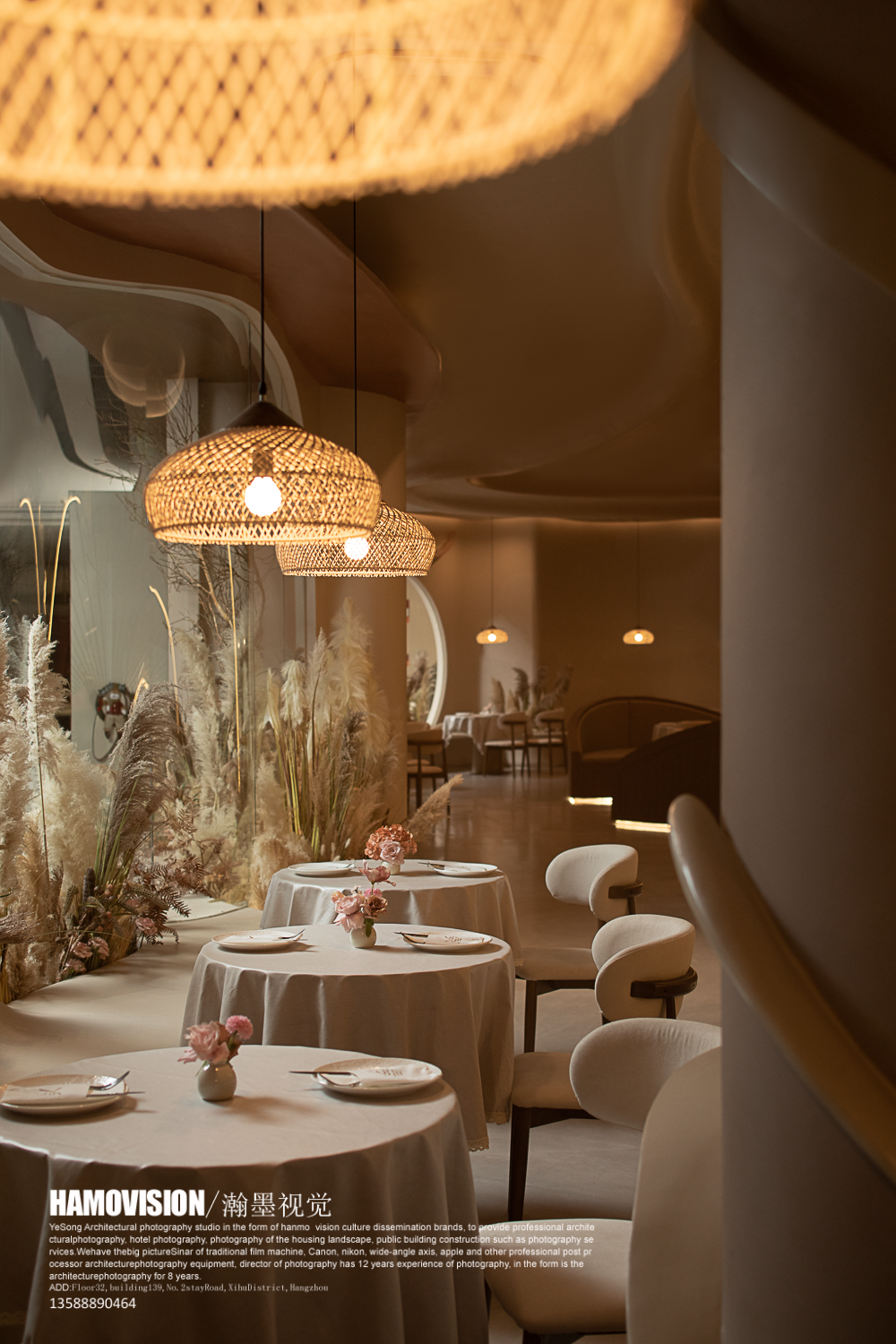环球首发！×餐厅空间·有家餐厅·壹高|袁杰设计：引自然入室，绘沙海繁花之境-45