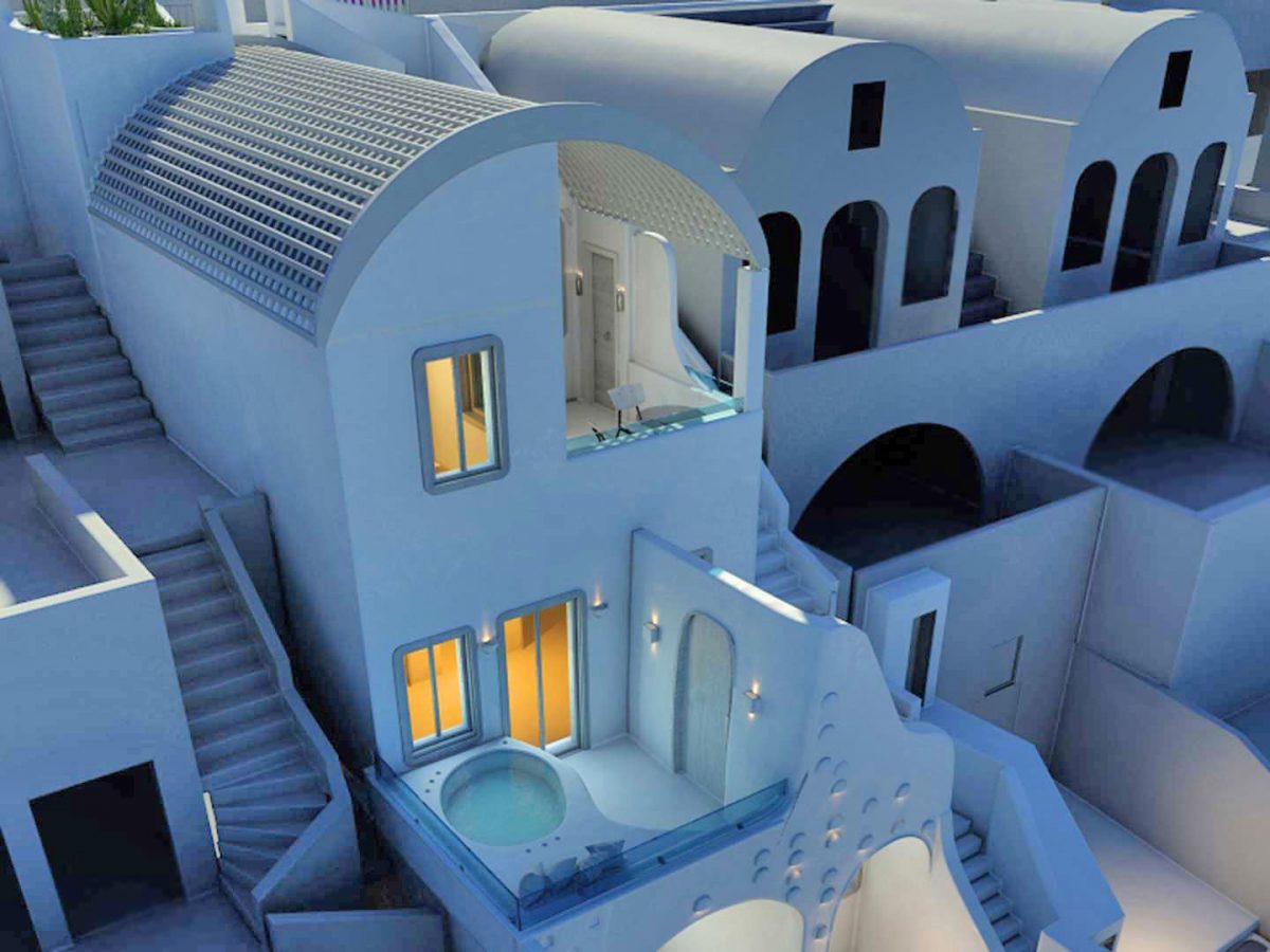 Entrance Tholos Art Hotel - Utopia Hotel Design Staging-7