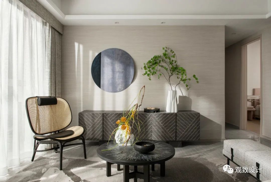 观致设计 | 中山映月台样板间：山水雅韵，淡墨写意-27