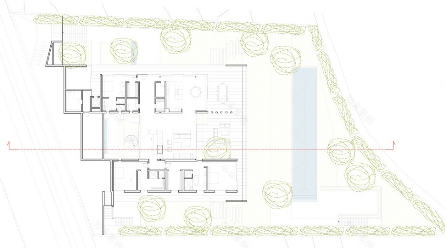 西班牙双庭院别墅-43