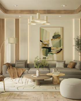 Minimal Elegance Living Space