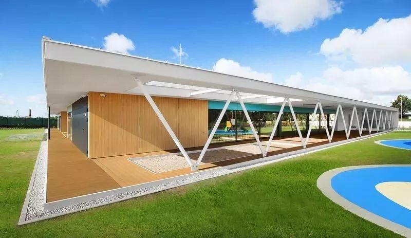 建筑 | 酷！幼儿园H形布局，设计两个庭院-8