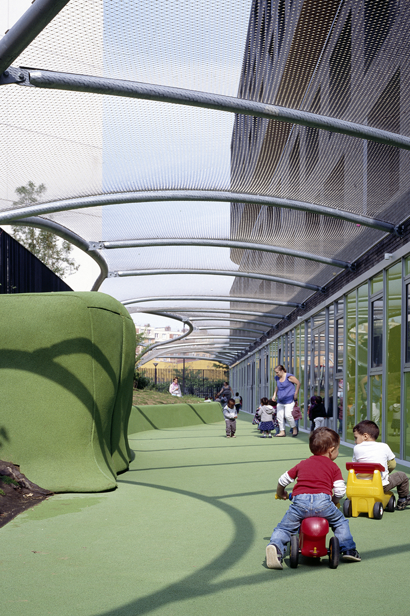 Foyer de jeunes travailleurs et crèche, Porte des Lilas-15