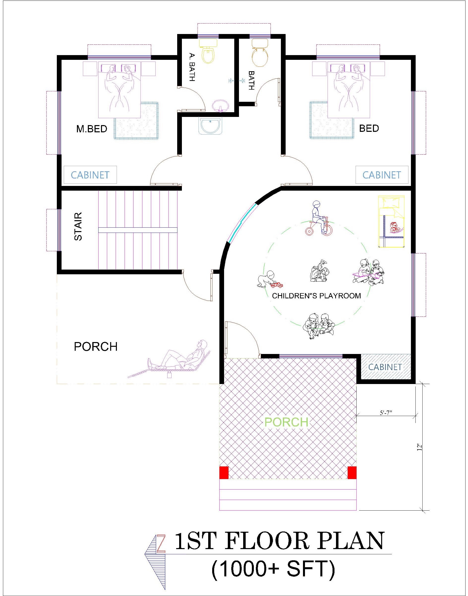 Duplex Architectural (Interior & Exterior) Project-2