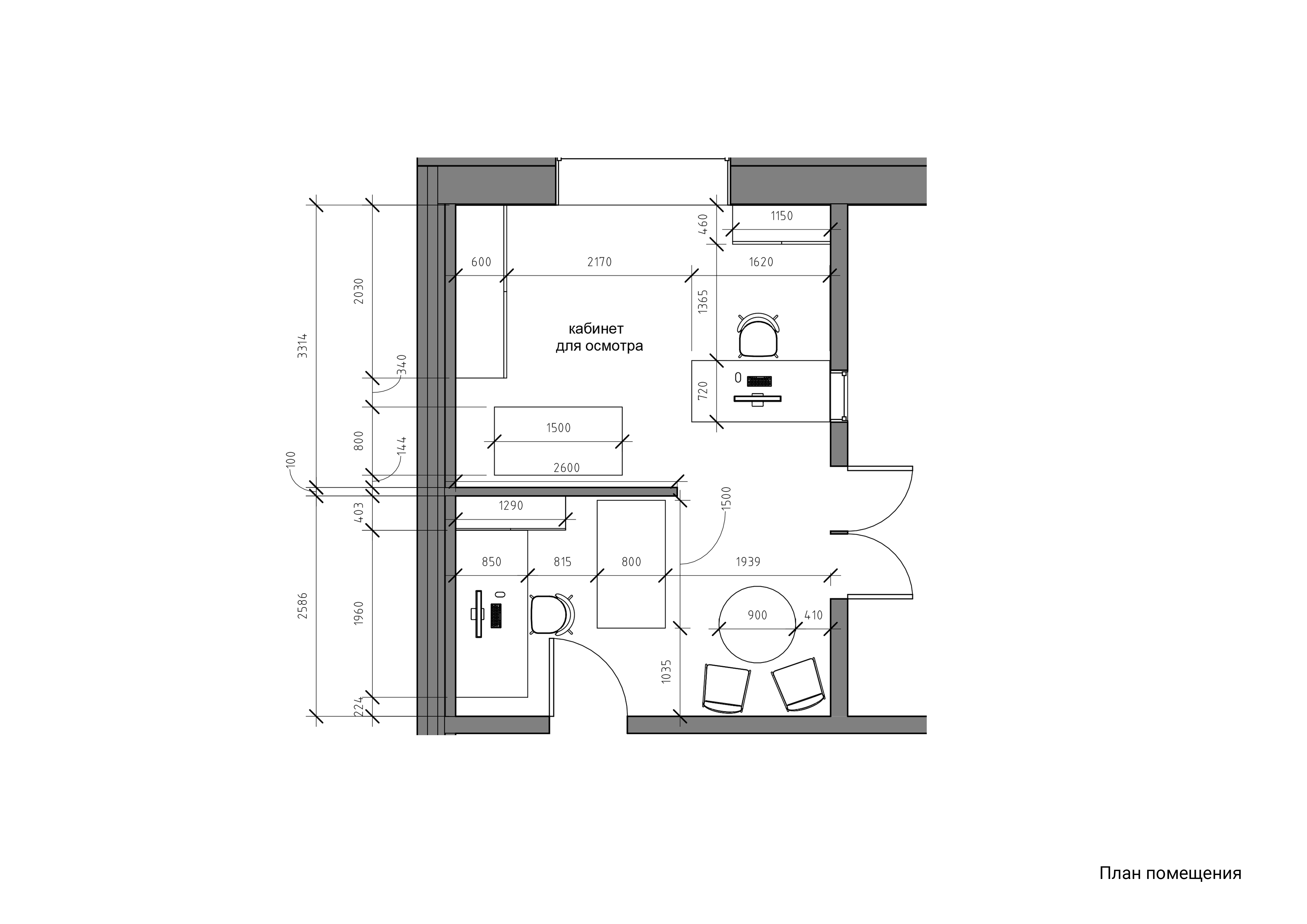 Разработка 3D визуализаций интерьера ветклиники-2