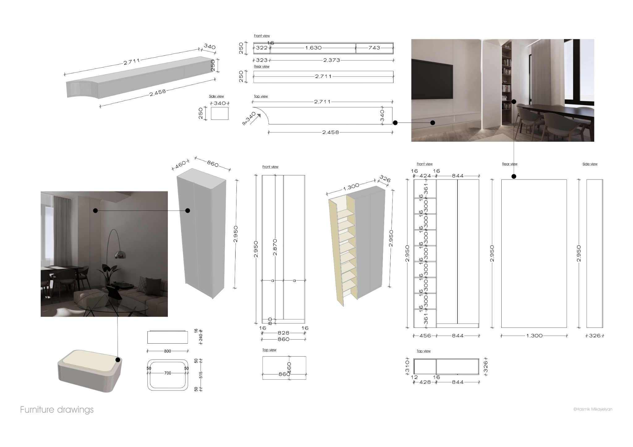 Modern Apartment Interior Design Technical Docs-18