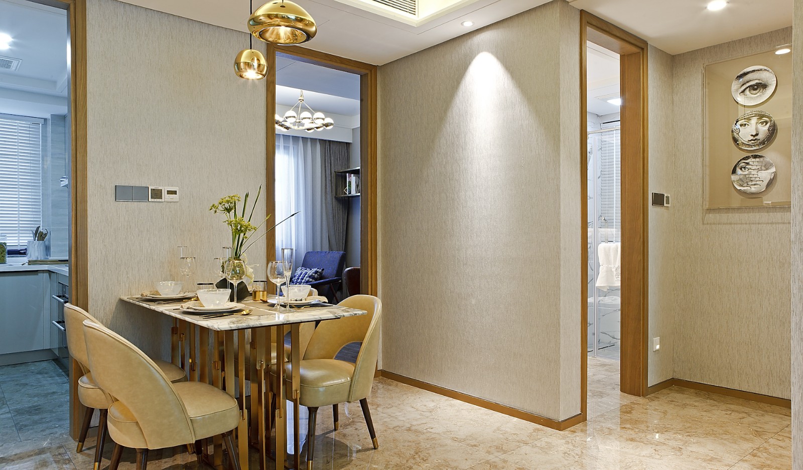 杭州招商春秋华庭 B 户型样板房空间摄影-10