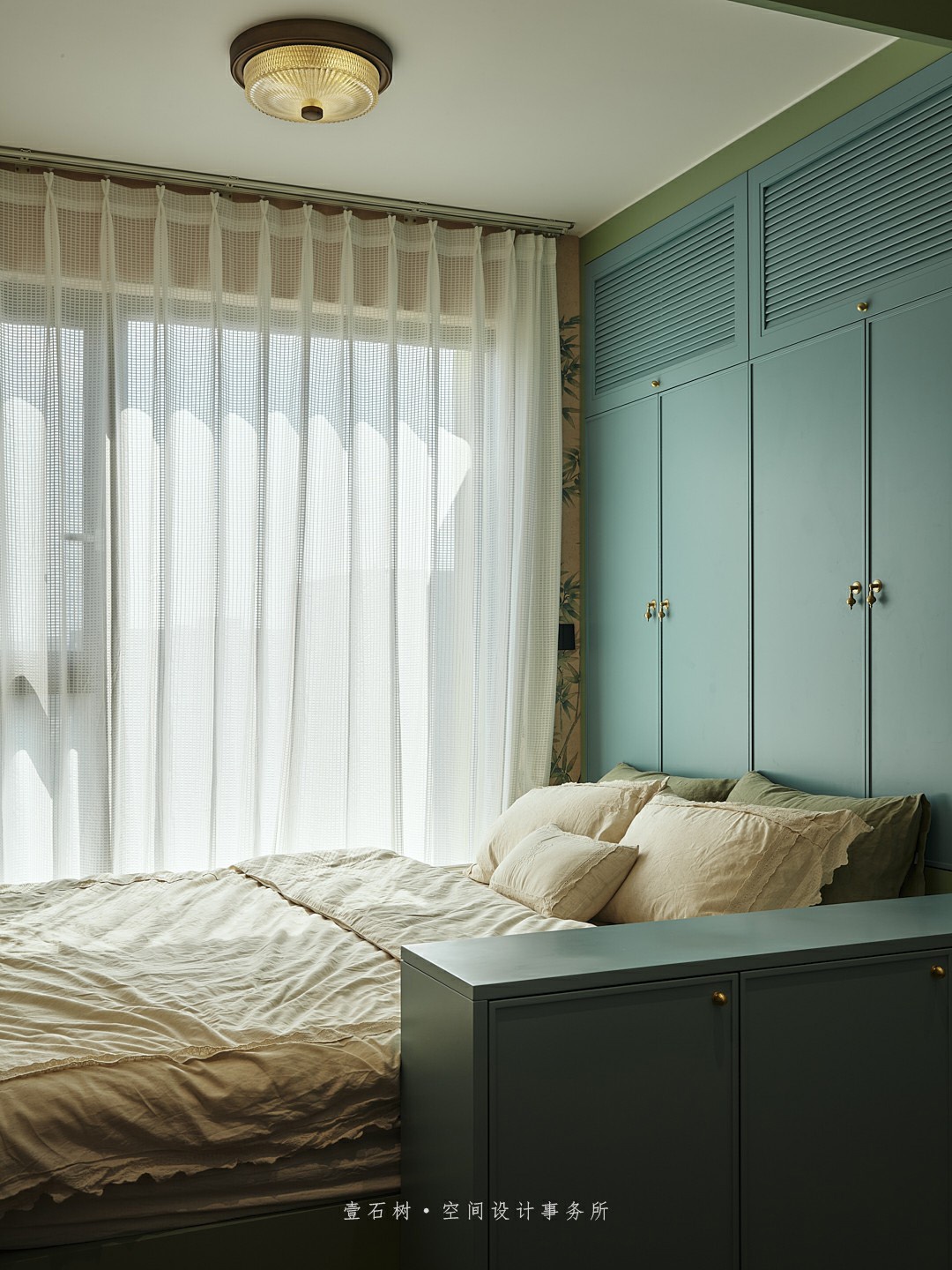 荣誉花园复古风格设计丨壹石樹空间设计事务所-72