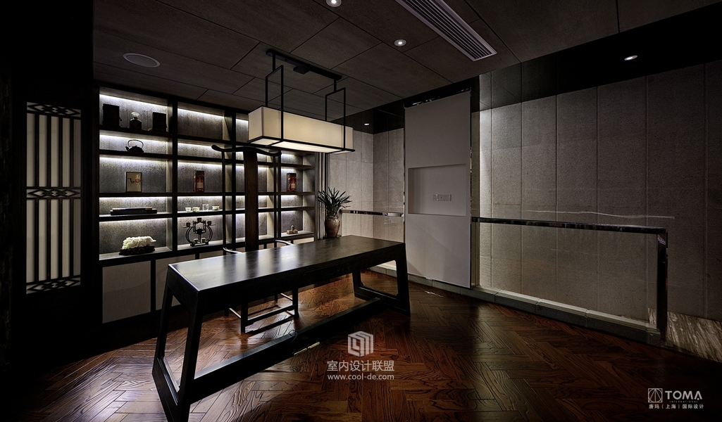 唐玛设计：君越茶馆设计-18
