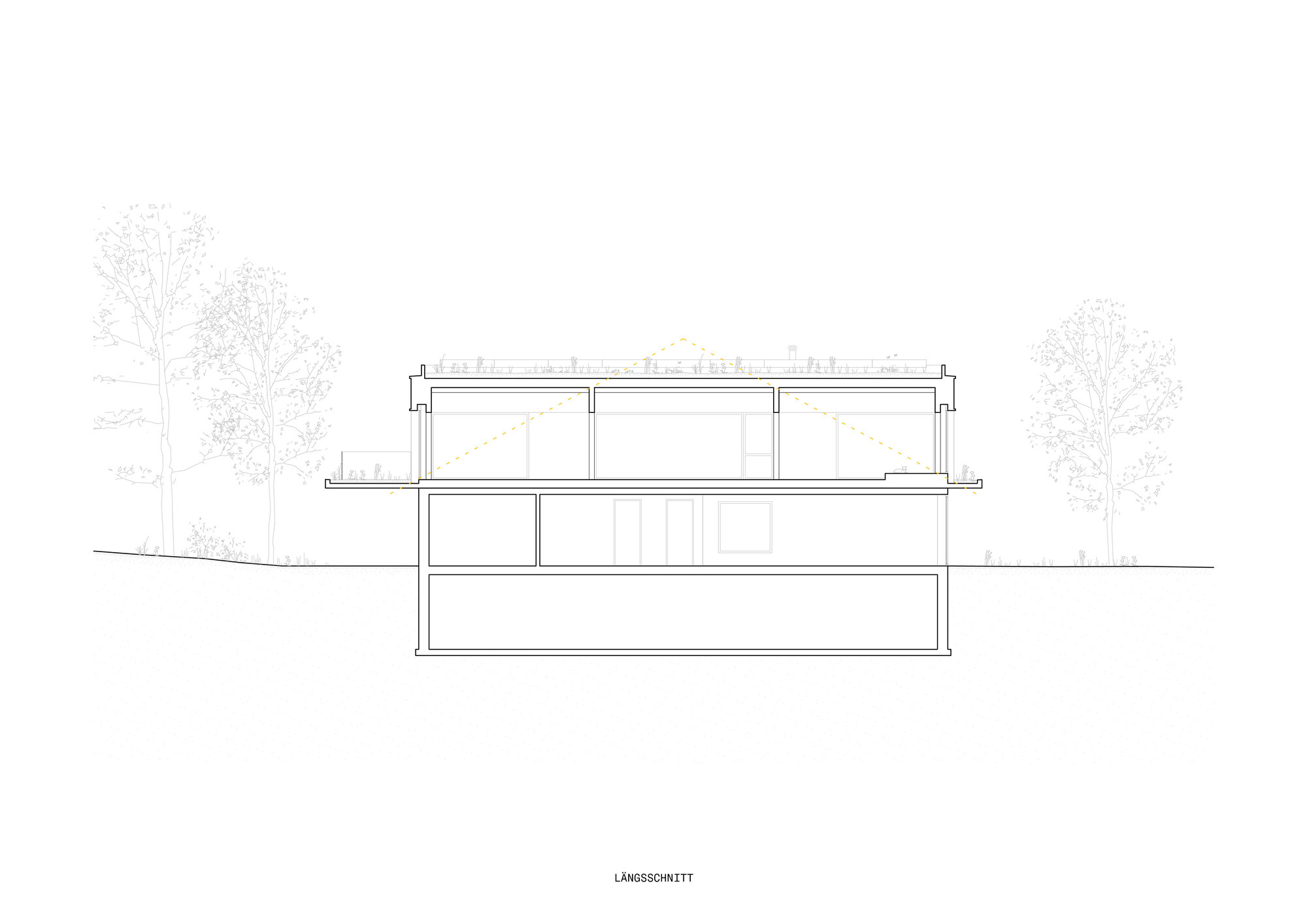 带有三个花园的房子丨Allen + Crippa-37