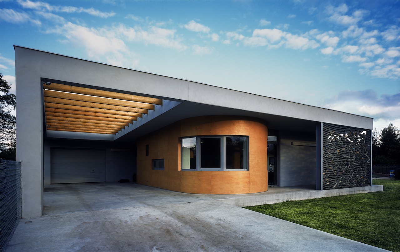 house with a capsule-0