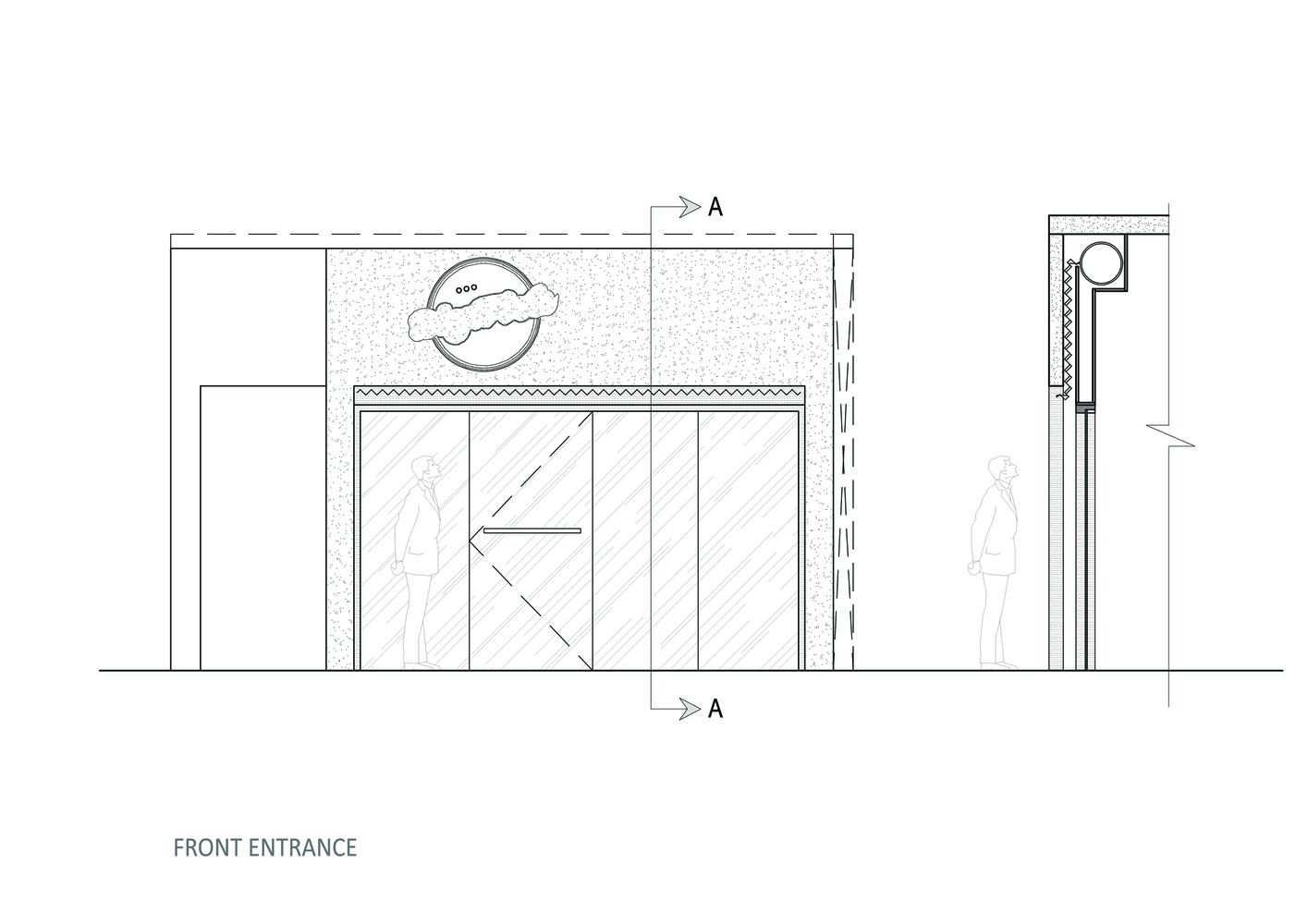 趣味工业风素食餐厅设计-55