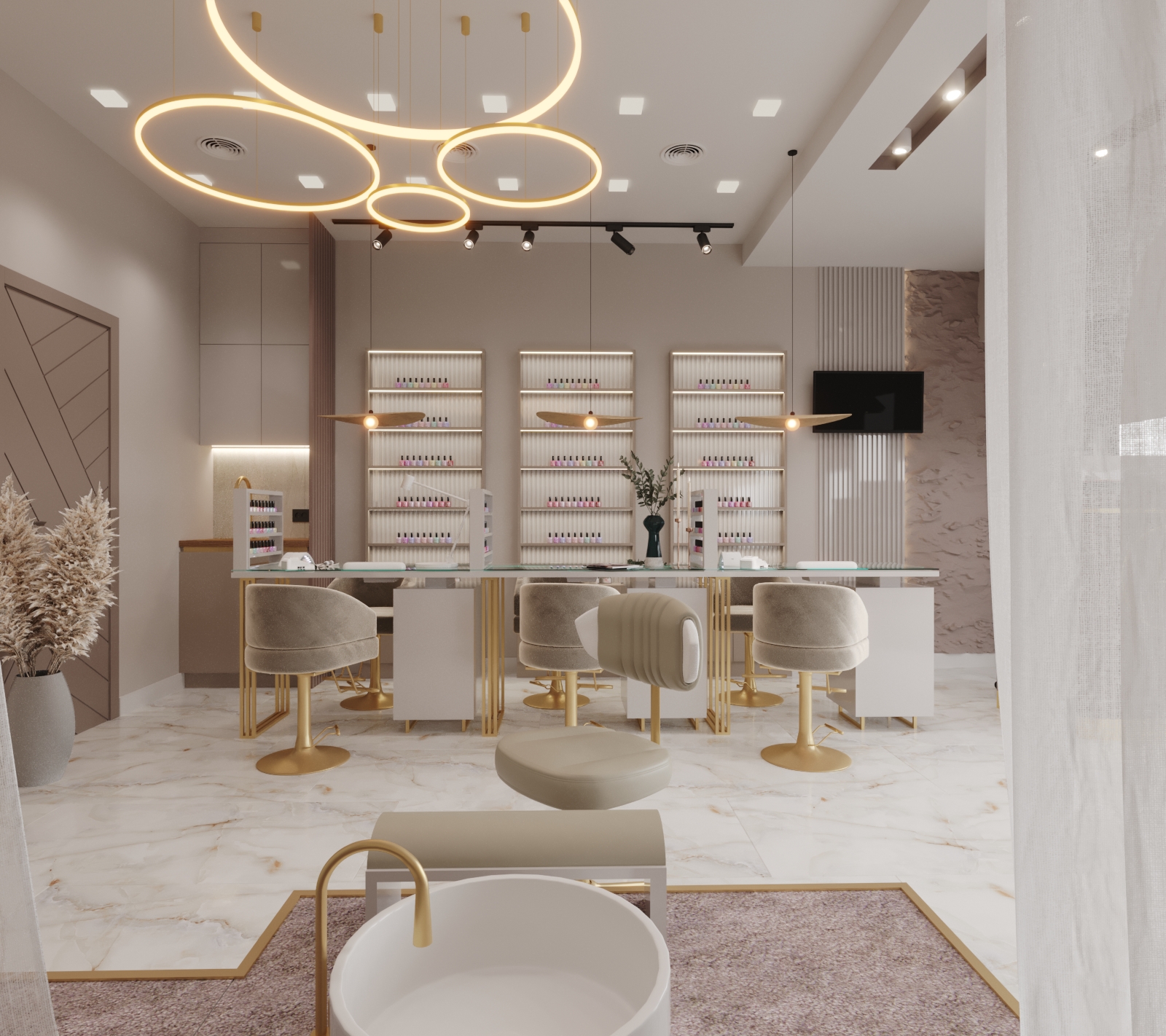 37平方米美容院室内设计丨波兰克拉科夫丨Design_14-14