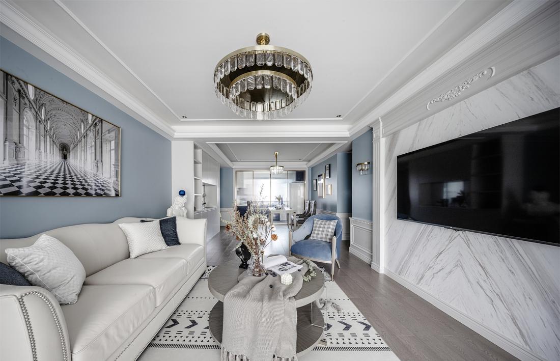 《梦·涟》·美式轻奢,打造 119㎡四口之家的理想生活丨施敏敏-9