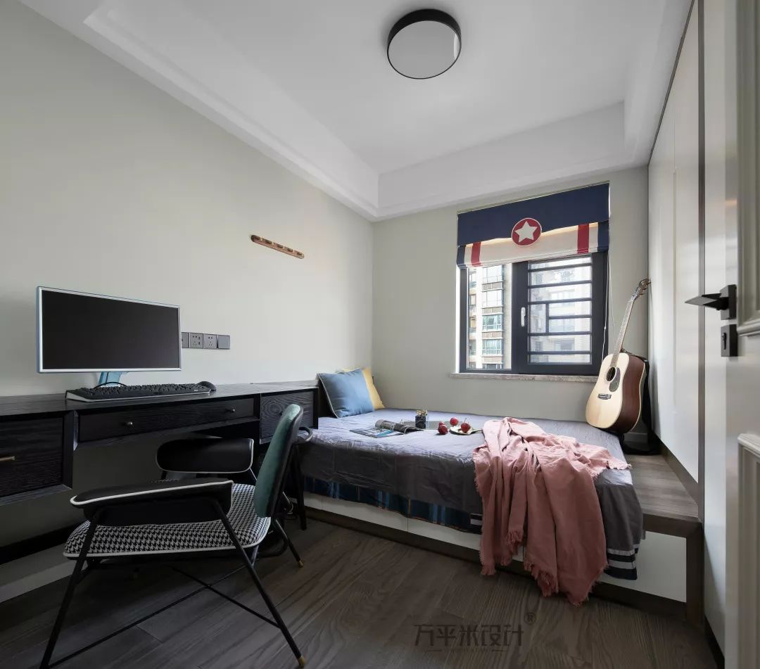 现代轻奢温馨家 | 方平米设计新作，小菠萝三口之家-88