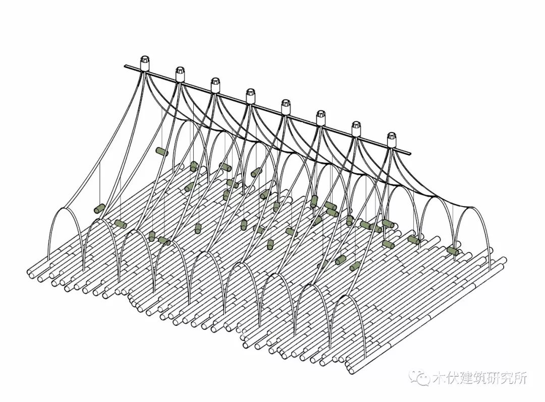 "竹脊屋" | 探索力、材料、空间、人的相互关系-14