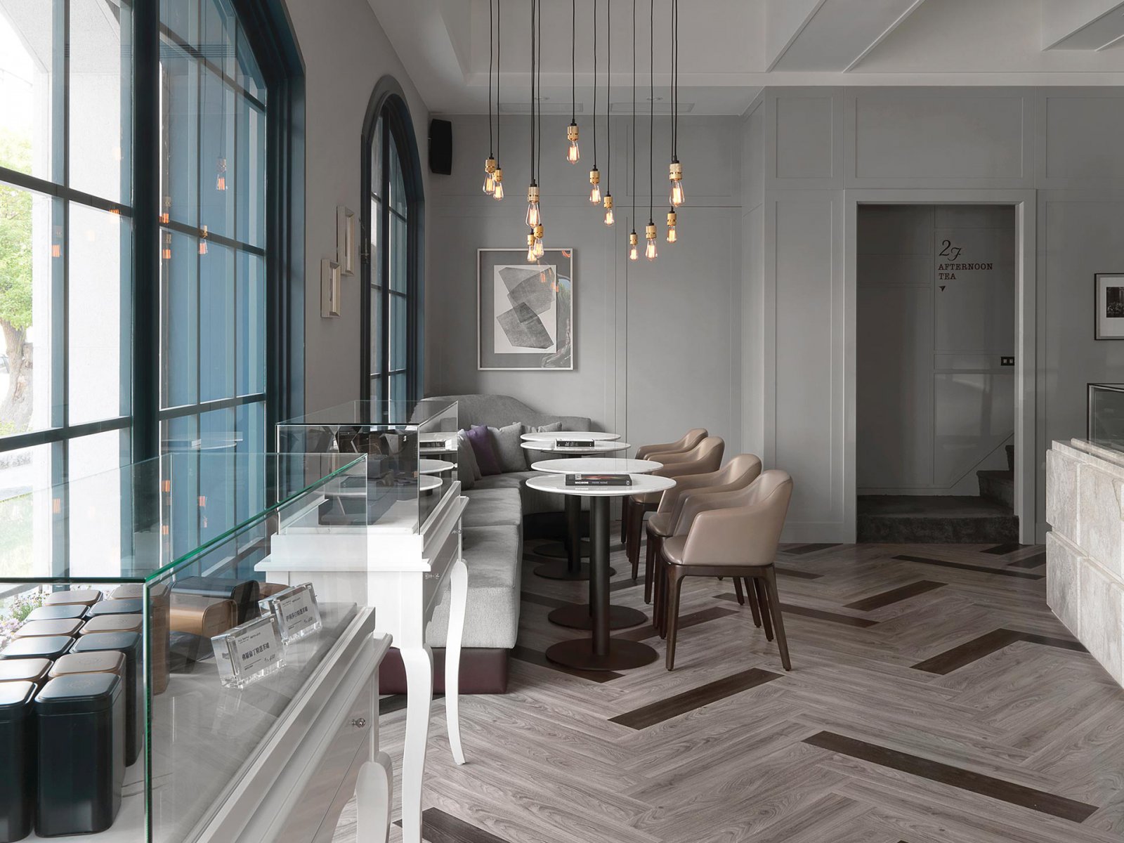 法式甜点餐厅  新澄设计  现代  餐饮  金属  实木  法式-8