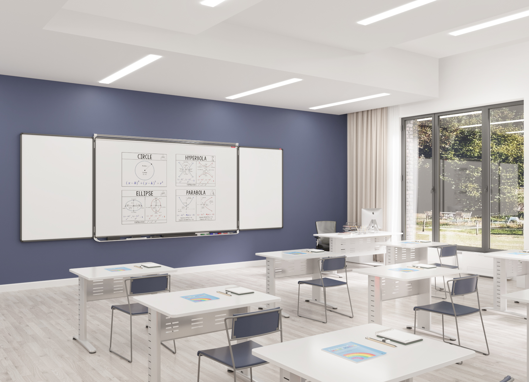 Math class interior design in a private school-2-10