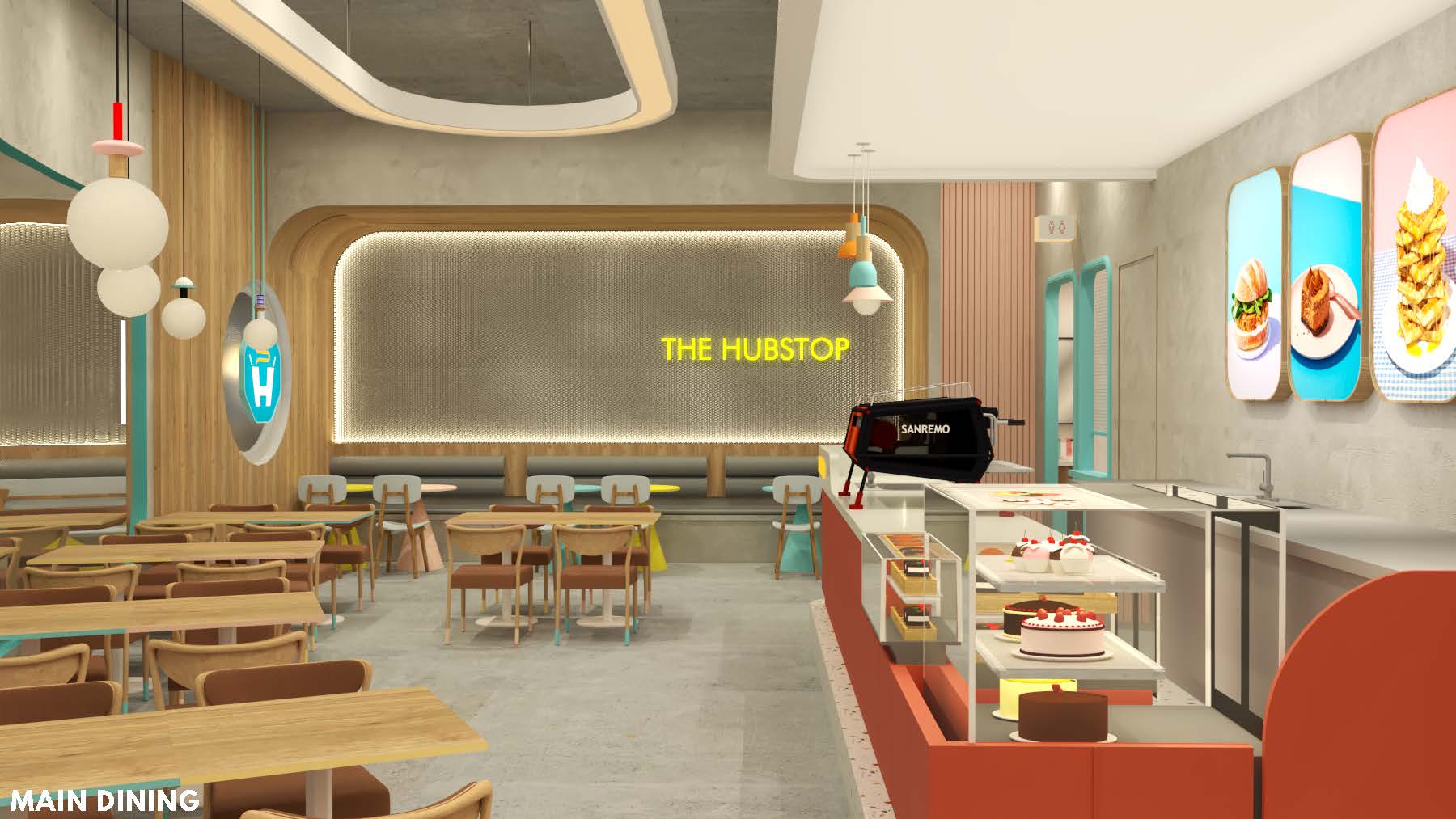 咖啡馆与餐厅室内设计-3