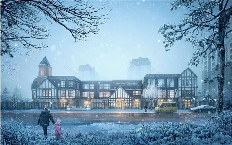 万科荣成云图——城市白夜童话的都铎风格室内设计-24