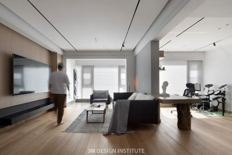 简约灰调之家丨中国广州丨301 设计研究所-17