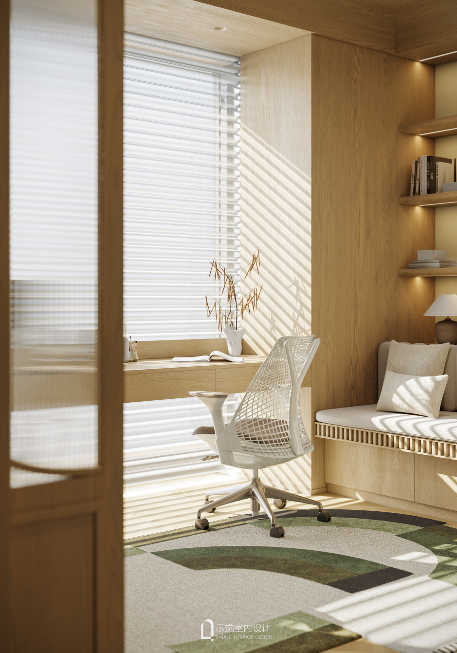 示觉设计|307㎡绿城黄浦湾，打破空间界限，实现多元化生活场景-42