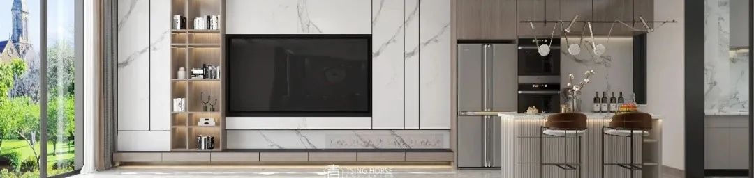 科为城墅·现代轻奢下叠设计丨青马别墅设计-19