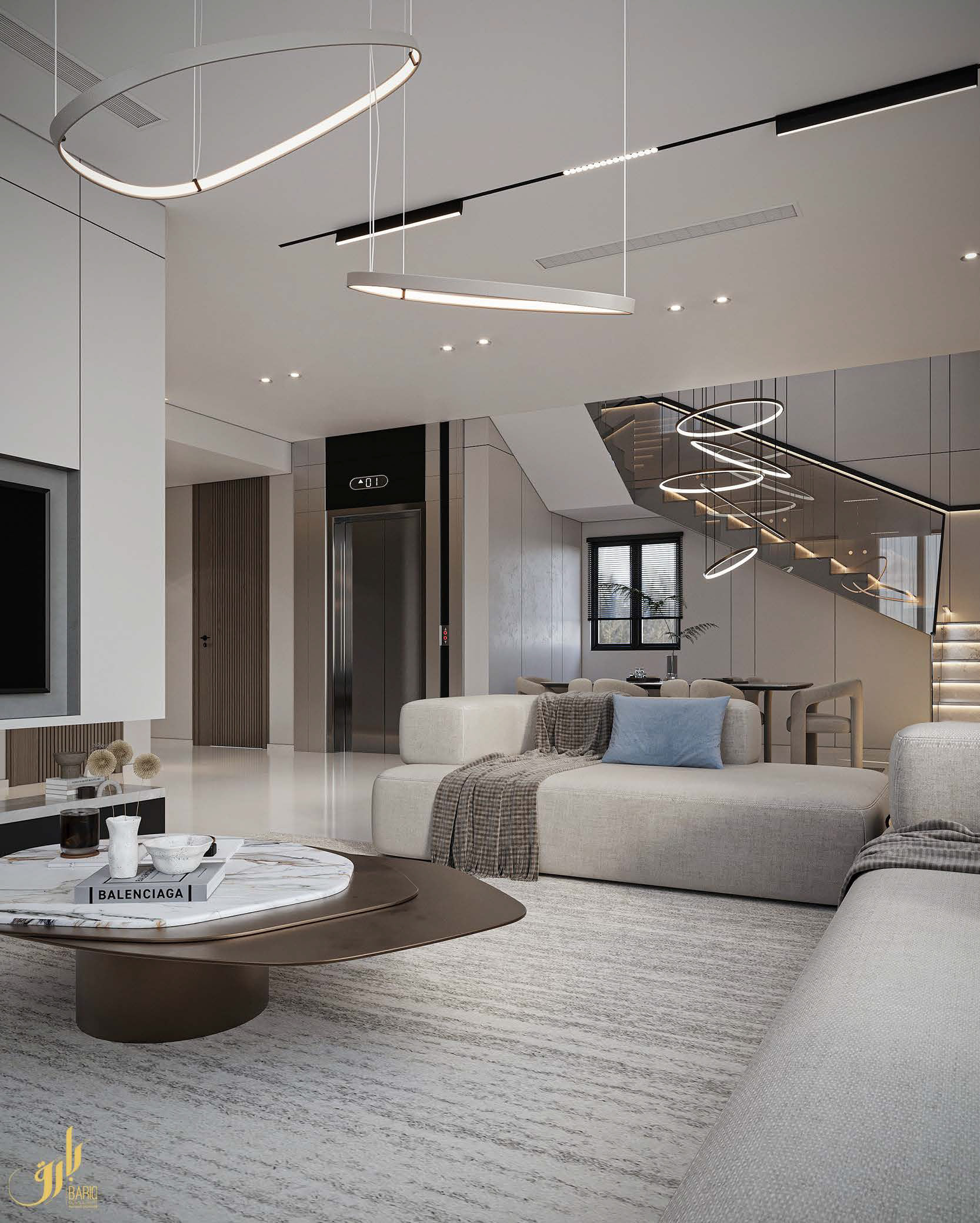 RA 住宅  室内套餐丨沙特阿拉伯丨Bariq Consultants-19